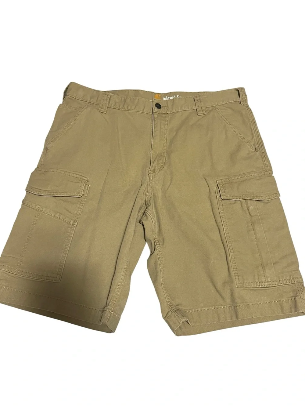 Carhartt Men's Relaxed Fit Tan Cargo Shorts